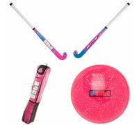 BYTE HX1 Hockey Stick, HX Bag and Glitter Ball Package Set (37.5'' Stick)