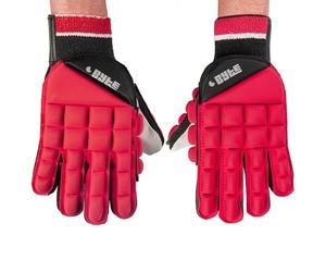 BYTE INTERNATIONAL PAIR OF HOKCEY GLOVES RED (SMALL)