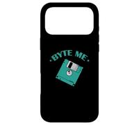 Byte me Floppy Disk Floppy Disk Retro Memory Module Case for iPhone 17 Pro Max