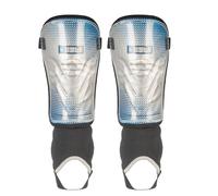 BYTE MX JUNIOR SHINGUARDS SILVER/BLUE (MEDIUM)
