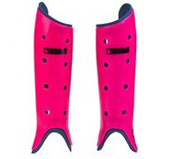 Byte Sports Club Hockey Shinguards - Senior (Pink/Navy, Small)