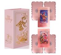 ByteCraft Rose Gold Rider Waite Tarot Deck, Tarot Deck Card with Guidebook for Beginners, 78 Waterproof PET Cards, Anti-wrinkle durability with a 36-page guide for confident readings