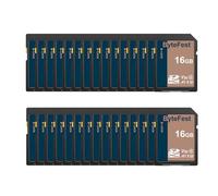 ByteFest SD Card 16GB(30 Pack) UHS-I SDHC Flash Memory Card - Class 10, U3, V30, High Speed Full HD Video SD Cards for Cameras