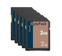 ByteFest SD Card 2GB Flash Memory Card (20 Pack) - Class 10, U1, V10, SD Cards for Cameras