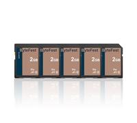 ByteFest SD Card 2GB SDHC Flash Memory Card (5 Pack) - Class 10, U1, V10, SD Cards for Cameras