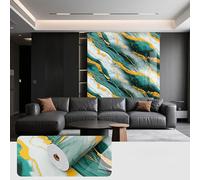 ByteRunning Marble Tiles Stickers,Marble Tiles Stickers For Bathroom And Kitchen,Glue Up Ceiling Panels,Easy Installation/Cutting,For Ceiling Or Wall Decoration During Renovations Or New Construction
