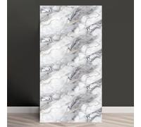 ByteRunning Marble Tiles,Waterproof Vinyls Self Adhesive Wall Tiles,Thicken Self Adhesive Wall Tiles Waterproof Backsplash,Glue Up Ceiling Panels,Easy Installation/Cutting,PVC Shower Walls Panels