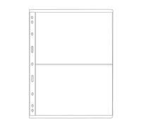 ByteRunning Standard Stamp Collecting Album Sleeves,Stamp Pages For Albums Binder,Stamps Collection Pages,9 Holes 2 Rows,Effective Protection,Suitable For Beginners