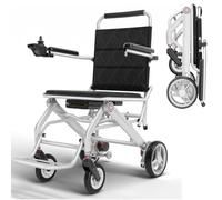 ByteTecpeak D01 Foldable Electric Wheelchair for Adults, Lightweight 14.1kg Aluminium Frame, 20km Range, 6-Speed Adjustable, Safe Electromagnetic Brake System, 150kg Capacity