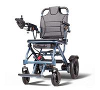 ByteTecpeak D04 Foldable Electric Wheelchair for Adults with Removable 10Ah Lithium Battery, 500W Motor, 20km Range, 150kg Capacity, Lightweight Aluminium Powerchair-Travel & Airplane Approved