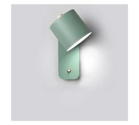 BytheM Wall Lamp - Indor Interior Lighting External Sconce Fixture Compatible with The Living Bedroom Bed Lamps LED with Switch Corridor (Color : Green)