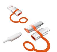 BYTLEOUTJ USB C to Lightning Adapter 3 Pack, PD 36W Fast Charging USB C Female to Lightning Male Adapter With Rope Type C to lightning adapter for iPhone 14 13 12 11 Pro Max/Mini/iPad/AirPods