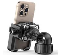 BytyTang Premium Motorcycle Phone Mount with Anti-Shake Technology, 360° Rotation Camera-Friendly Holder, Tool-Free Installation, Compatible with iPhone and Android Smartphones