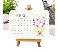 Byuexhp 2026 Monthly Calendar, Plant Calendar with Stand, Daily Agenda Planner - for Students, Teachers, Students, Students, Students, Students, Home, Children, Office, Work, Women, Men