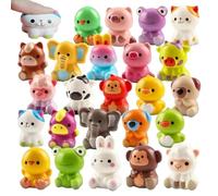 Byuexhp 24 Piece Cute Dog Soft Squeeze Stress Toy | Stress Relief Toys for Offices Classroom Waiting Rooms Adults Family Friends Teens