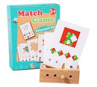 Byuexhp Card Matching Game | Logic Thinking Development - with Animals Learning Cards for | Intended for Preschool Girls for Home Room