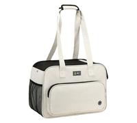 Byuexhp Dog Bag, Breathable Mesh Carry Bag with Carry Strap, Portable Puppy Travel Handbag for Pets When Travelling, Excursion, Picnic, Walk, Park, Shopping, Car Trips