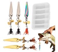 Byuexhp Fishing Lures - High Vibration Fishing Lures - Metal Lures for Saltwater, Pike, Throw, Train, Catfish, Trout and Ice