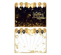 Byuexhp Giant Birthday Card | Party Decorations with Envelope - Giant Greeting Card - Men Celebration Event Family Gathering Friends Meeting Photo Prop