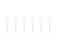 BYUTFA Dart Tail 6 Packs Integrated Dart Flights and Shafts in one Part 2BA Anti-Drop Darts Flights (Black Blue Pink Purple Red White)