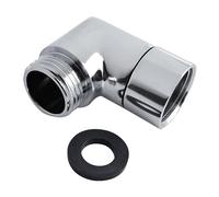 BYUTFA Shower Connector Adjustable 90 Degree Shower Head Elbow Adapter for Wall Mounted Handheld Showerhead Arm Extension Elbow Connector