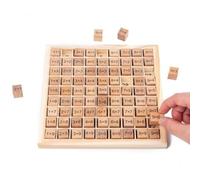BYUWFGF Montessori Learning Educational Toys, Times Table Chart Manipulative, Rainbow Multiplication Board, Educational Classroom Game, Teacher Must Haves, Elementary Math Practice