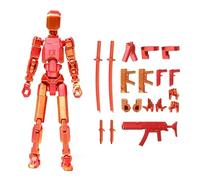 BYUWFGF Titan13 Action Figure Set, Lucky Robot 13 Action Figure, 3D Printed Multi-Jointed Movable Action Figures, Dummy Robot 13 Figures Creative Gifts for Kids Adults（Unassembled）