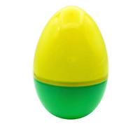 byvood Jumbo Easter Egg - Large Plastic Fillable Container for Easter Hunt Party Supplies, Birthday Surprise Decoration, DIY Crafts, and Party Favors - 30cm/12inch, Yellow & Green Color