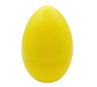 byvood Yellow Large Fillable Easter Jumbo Egg 12 Inch, Reusable Plastic Easter Egg Container with Easy Open Design, Easter Decoration for Egg Hunt, Basket Filler & Spring Decor (Solid Yellow)