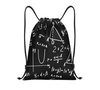 BYwenhopnbs Algebra Geometry Abstract Math Drawstring Bag String Bag Lightweight Gym Backpack for Men Women