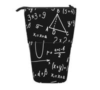 BYwenhopnbs Algebra Geometry Abstract Math Stand up Pencil case Holder, Telescopic Pencil Bag