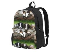 BYwenhopnbs Australian Shepherd Small Puppies QuartetSchool Backpack Travel Bag for Men Women College Back Pack with 15 Laptop Compartmen