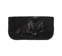 BYwenhopnbs Cane Corso Pets Puppy Black Cane Corso,Large Capacity Pencil Case, Pen Pouch Organizer Canvas Pencil Bag for Girls