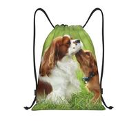 BYwenhopnbs Cavalier King Charles Spaniel (3) Drawstring Bag String Bag Lightweight Gym Backpack for Men Women