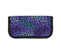BYwenhopnbs Colorful Leopard Exotic Animal Print,Large Capacity Pencil Case, Pen Pouch Organizer Canvas Pencil Bag for Girls