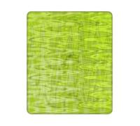 BYwenhopnbs Cool Lime Green Abstract Pattern Square Mouse Pad Sewn Edge Design 10&12in
