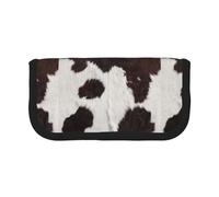BYwenhopnbs Cow Skin Abstract Africa Animal Black，Large Capacity Pencil Case, Pen Pouch Organizer Canvas Pencil Bag for Girls