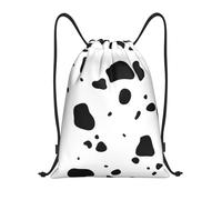 BYwenhopnbs Cow Skin Dalmatians Dog Spots Animal Animals Dalmatian Drawstring Bag String Bag Lightweight Gym Backpack for Men Women