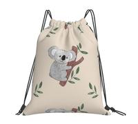 BYwenhopnbs Cute Cartoon Koala Bears PatternDrawstring Backpack Sports Gym Sackpack Water Resistant String Bag for Women Men