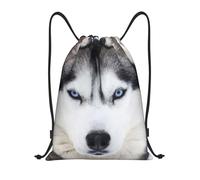 BYwenhopnbs Cute Husky Drawstring Bag String Bag Lightweight Gym Backpack for Men Women