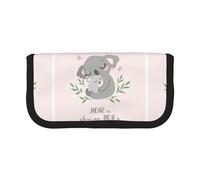 BYwenhopnbs Cute Koala Mom and Baby,Large Capacity Pencil Case, Pen Pouch Organizer Canvas Pencil Bag for Girls