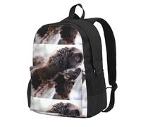 BYwenhopnbs English Cocker Spaniel Brownish White Curly DogsSchool Backpack Travel Bag for Men Women College Back Pack with 15 Laptop Compartmen