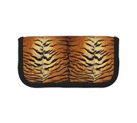 BYwenhopnbs Faux Siberian Tiger Skin，Large Capacity Pencil Case, Pen Pouch Organizer Canvas Pencil Bag for Girls
