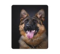 BYwenhopnbs German Shepherd 3 Square Mouse Pad Sewn Edge Design 10&12in