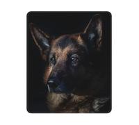 BYwenhopnbs German Shepherd Dog Square Mouse Pad Sewn Edge Design 10&12in