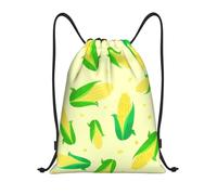 BYwenhopnbs Green Delicious Corn Drawstring Bag String Bag Lightweight Gym Backpack for Men Women