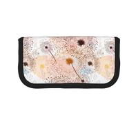 BYwenhopnbs Hand Painted Dandelion,Large Capacity Pencil Case, Pen Pouch Organizer Canvas Pencil Bag for Girls