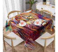 BYwenhopnbs Highland Cow PrintedSquare Dust-Proof Table Cover Waterproof Tablecloth 55x55Inch