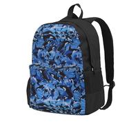 BYwenhopnbs Killer Whales Orcas SeaSchool Backpack Travel Bag for Men Women College Back Pack with 15 Laptop Compartmen