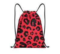 BYwenhopnbs Leopard Lion Tiger Animal Print Drawstring Bag String Bag Lightweight Gym Backpack for Men Women